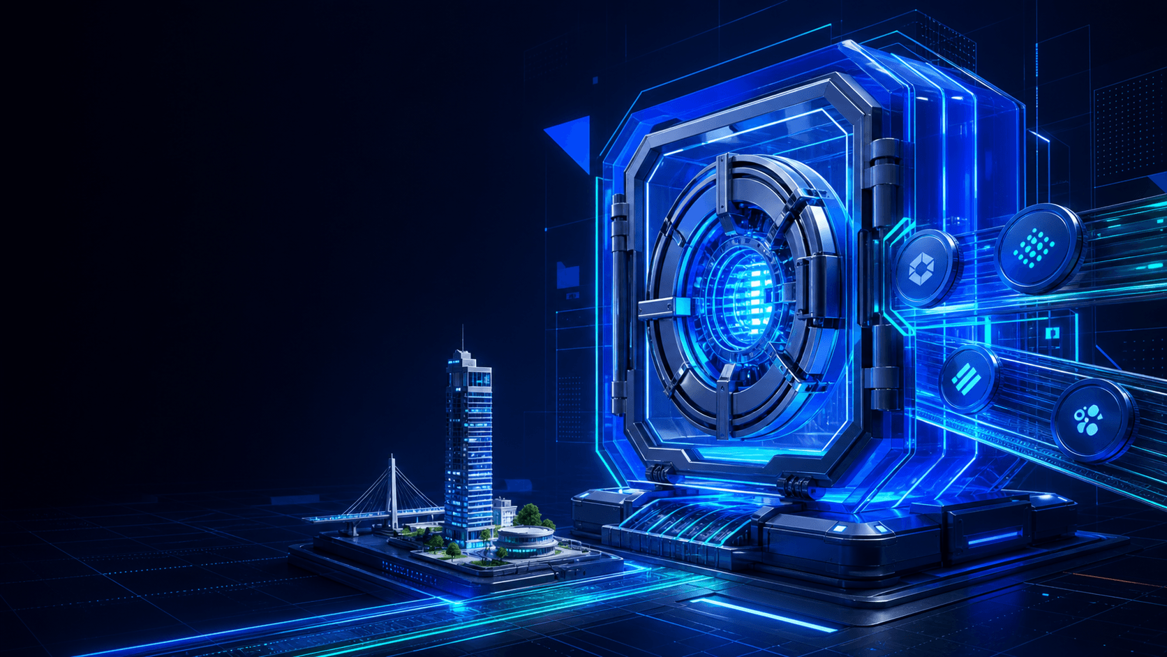 A digital collateral vault financing real-world assets