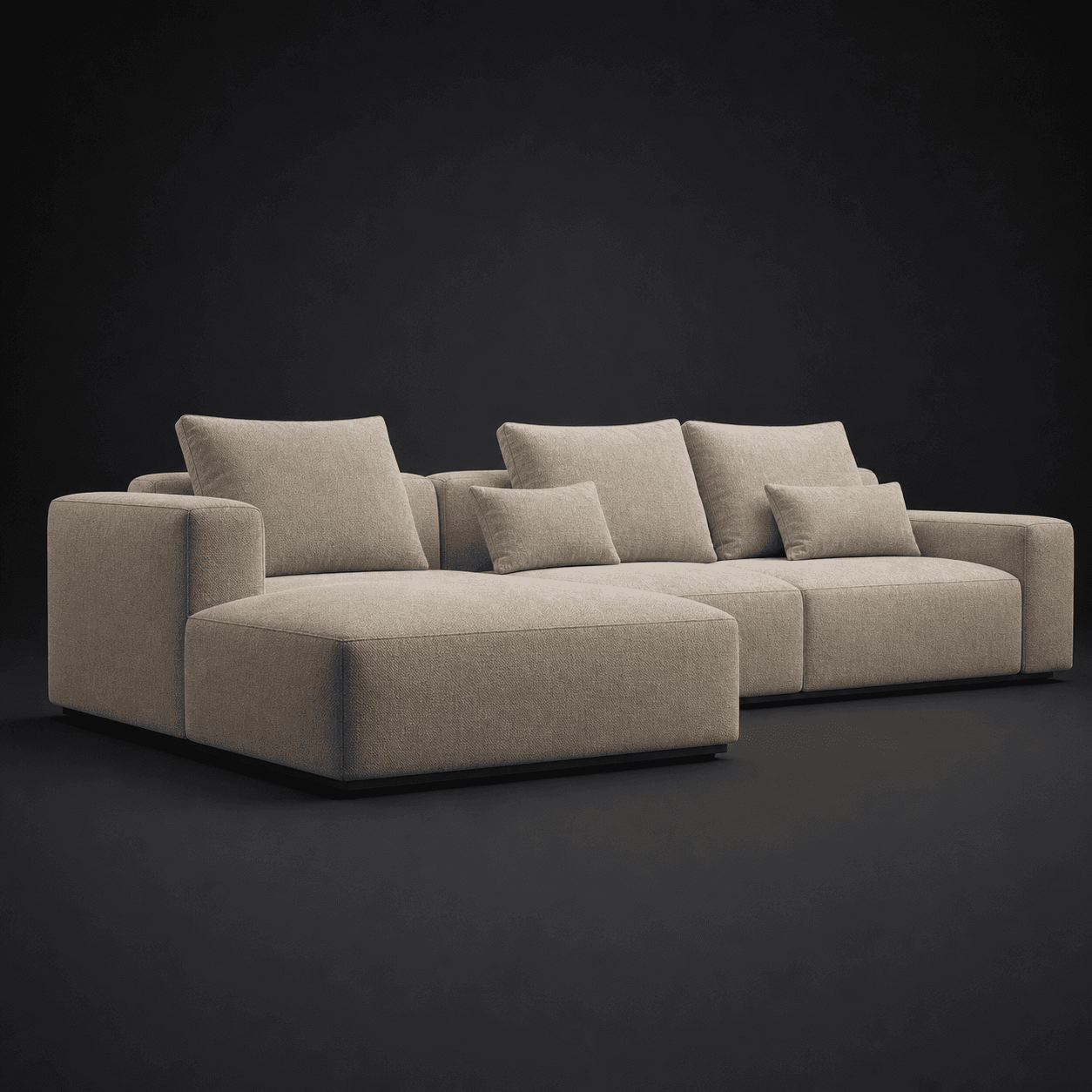 Linen sofa